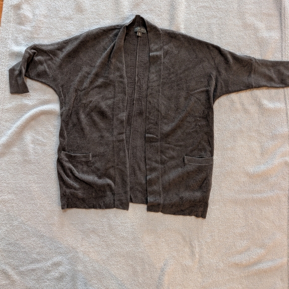 Barefoot Dreams Sweaters - Barefoot Dreams Womens Cozy chic Ultra Lite XS Open Front Pointelle Cardigan